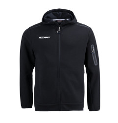 KENNY RACING BLUZA Z KAPTUREM MODEL CORE BLACK KOLOR CZARNY ROZMIAR XXL