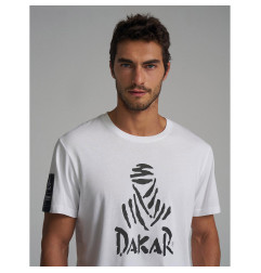 DIVERSE PROMOCJA EXTREME TEAM - DAKAR RALLY KOSZULKA (T-SHIRT) DKR DES LOGO KOLOR BIAŁY ROZMIAR XL