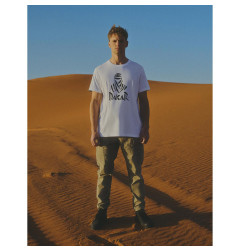 DIVERSE PROMOCJA EXTREME TEAM - DAKAR RALLY KOSZULKA (T-SHIRT) DKR DES LOGO KOLOR BIAŁY ROZMIAR XL