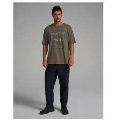 DIVERSE PROMOCJA EXTREME TEAM - DAKAR RALLY KOSZULKA (T-SHIRT) DKR OV 0924 KOLOR KHAKI ROZMIAR L
