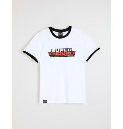 DIVERSE PROMOCJA EXTREME TEAM KOSZULKA (T-SHIRT) ENDURO (SUPERENDURO) TSH 01 KOLOR BIAŁY ROZMIAR L