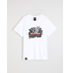 DIVERSE PROMOCJA EXTREME TEAM KOSZULKA (T-SHIRT) ENDURO (SUPERENDURO) TSH 02 KOLOR BIAŁY ROZMIAR L