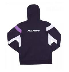 KENNY RACING BLUZA Z KAPTUREM MODEL RACING WOMAN DAMSKA KOLOR NIEBIESKI/FIOLETOWY/BIAŁY ROZMIAR L