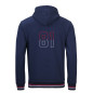 KENNY RACING BLUZA Z KAPTUREM SUZUKA KOLOR NIEBIESKI/CZERWONY ROZMIAR XXXL