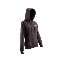 LEATT BLUZA Z KAPTUREM (DAMSKA) CORE WOMEN HOODIE GRAPHENE KOLOR GRAFITOWY ROZMIAR M (CASUAL)