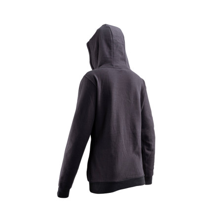 LEATT BLUZA Z KAPTUREM (DAMSKA) CORE WOMEN HOODIE GRAPHENE KOLOR GRAFITOWY ROZMIAR M (CASUAL)