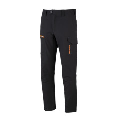 KENNY RACING SPODNIE MODEL RACING BLACK/ORANGE KOLOR CZARNY/POMARAŃCZOWY ROZMIAR XL (36)