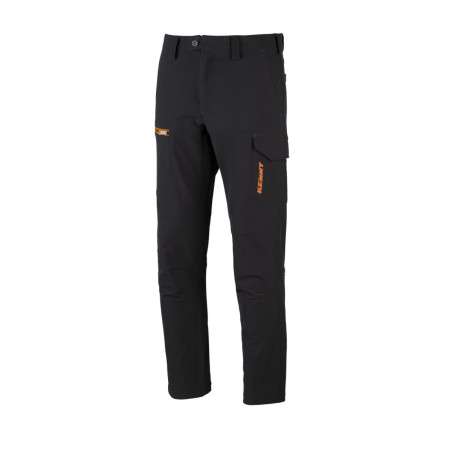KENNY RACING SPODNIE MODEL RACING BLACK/ORANGE KOLOR CZARNY/POMARAŃCZOWY ROZMIAR XL (36)