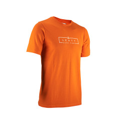 LEATT KOSZULKA T-SHIRT CORE FLAME KOLOR POMARAŃCZOWY ROZMIAR S