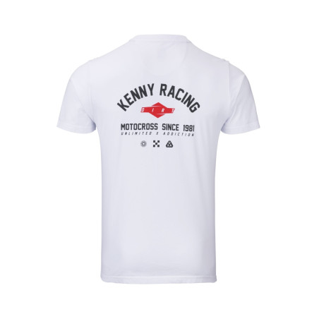 KENNY RACING KOSZULKA T-SHIRT DIRT LABEL KOLOR BIAŁY ROZMIAR XXL
