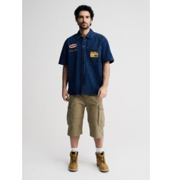 DIVERSE EXTREME TEAM - DAKAR RALLY - KOSZULA JEANSOWA DKR DENIM SHIRT NIEBIESKI XL