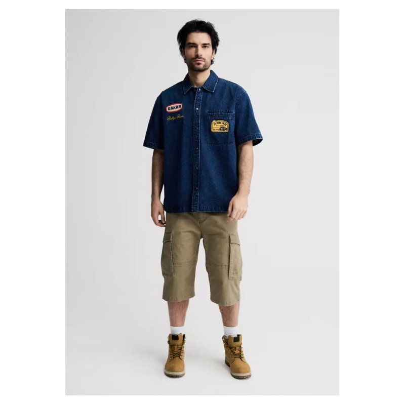 DIVERSE EXTREME TEAM - DAKAR RALLY - KOSZULA JEANSOWA DKR DENIM SHIRT NIEBIESKI XL