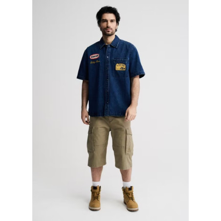 DIVERSE EXTREME TEAM - DAKAR RALLY - KOSZULA JEANSOWA DKR DENIM SHIRT NIEBIESKI XL