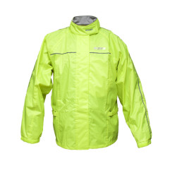 BIKETEC KURTKA PRZECIWDESZCZOWA RAIN KOLOR ŻÓŁTY FLUO ROZMIAR S