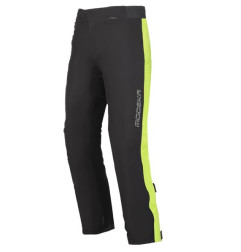 MODEKA SPODNIE PRZECIWDESZCZOWE HYDROFLEX KOLOR CZARNY/NEONOWY ROZMIAR XL