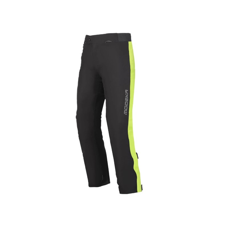 MODEKA SPODNIE PRZECIWDESZCZOWE HYDROFLEX KOLOR CZARNY/NEONOWY ROZMIAR XL