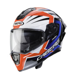 Caberg Drift Evo MR55 kask integralny z blendą i Pinlockiem, czerwono-niebiesko-biały, XL
