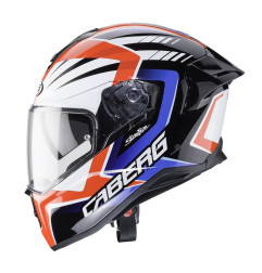 Caberg Drift Evo MR55 kask integralny z blendą i Pinlockiem, czerwono-niebiesko-biały, XL