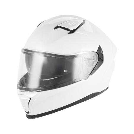 NOX KASK INTEGRALNY (FULL FACE) Z BLENDĄ N402 SOLID KOLOR BIAŁY POŁYSK ROZMIAR XS