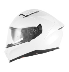 NOX KASK INTEGRALNY (FULL FACE) Z BLENDĄ N402 SOLID KOLOR BIAŁY POŁYSK ROZMIAR XS