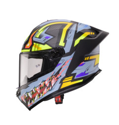 CABERG KASK INTEGRALNY ROXTER HUNTER KOLOR CZARNY MAT/SZARY/ŻÓŁTY FLUO ROZMIAR S