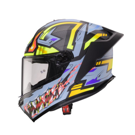 CABERG KASK INTEGRALNY ROXTER HUNTER KOLOR CZARNY MAT/SZARY/ŻÓŁTY FLUO ROZMIAR XXL