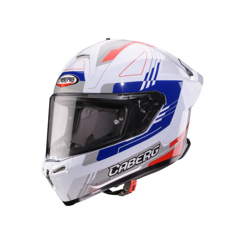 CABERG KASK INTEGRALNY ROXTER COLT KOLOR BIAŁY/CZERWONY/NIEBIESKI ROZMIAR M
