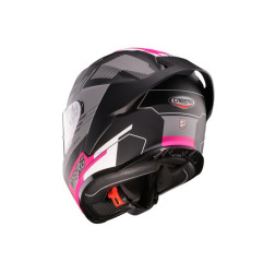 CABERG KASK INTEGRALNY ROXTER COLT KOLOR CZARNY MAT/BIAŁY/FUKSJA (INTENSYWNY ODCIEŃ RÓŻOWEGO) ROZMIAR S