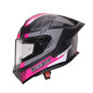 CABERG KASK INTEGRALNY ROXTER COLT KOLOR CZARNY MAT/BIAŁY/FUKSJA (INTENSYWNY ODCIEŃ RÓŻOWEGO) ROZMIAR M