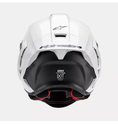 Kask motocyklowy integralny Alpinestars Supertech R10 biały czarny matt M