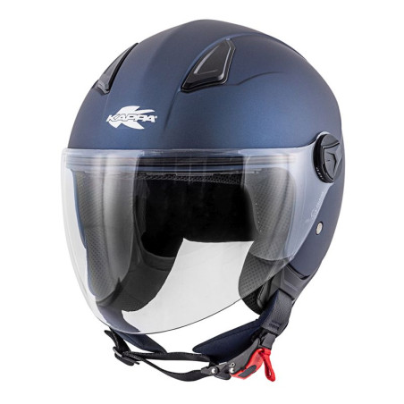 KAPPA KASK KV28 EVO SOLID JUNIOR OTWARTY JET KOLOR NIEBIESKI MATT ROZMIAR 52 / XXS (HOMOLOGACJA ECE 22R06)