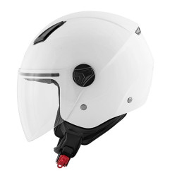 KAPPA KASK KV28 EVO SOLID JUNIOR OTWARTY JET KOLOR BIAŁY ROZMIAR 55 / S (HOMOLOGACJA ECE 22R06)