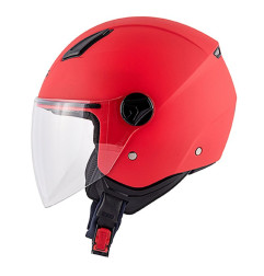 KAPPA KASK KV28 EVO SOLID JUNIOR OTWARTY JET KOLOR CZERWONY MATT ROZMIAR 52 / XXS (HOMOLOGACJA ECE 22R06)