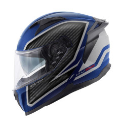 Kask integralny Kappa KV52 Kronos, czarno-niebiesko-srebrny mat, XL, ECE 22.06