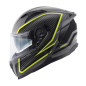 Kask integralny Kappa KV52 Kronos z blendą, tytan/czarny/żółty fluo, mat carbon look, roz. 58