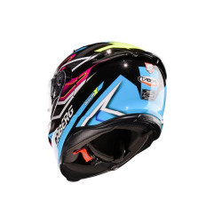 Caberg Kask z Blendą Avalon X Brama, Czarny/Niebieski/Żółty Fluo/Fuksja, r. S