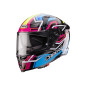 Caberg Avalon X Brama kask integralny z blendą czarno-niebiesko-żółto-fuksjowy XL