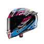 Caberg Avalon X Brama kask integralny z blendą czarno-niebiesko-żółto-fuksjowy XL