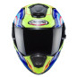 Kask integralny Caberg Drift Evo LB29 z blendą i Pinlock, czarno-niebiesko-żółty fluo, M