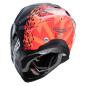 Caberg Drift Evo Storm kask integralny z blendą, Pinlock, czarno-czerwono-pomarańczowy, S
