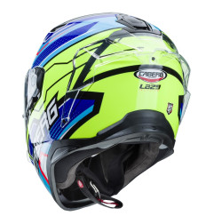 Kask integralny Caberg Drift EVO LB29 czarny/niebieski/żółty fluo, rozmiar S, Pinlock