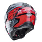 Kask integralny Caberg Drift Evo LB29 z blendą i Pinlock, czarno-szaro-czerwony, rozm. L