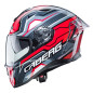 Kask integralny Caberg Drift Evo LB29 z blendą i Pinlockiem, czarno-szaro-czerwony, M
