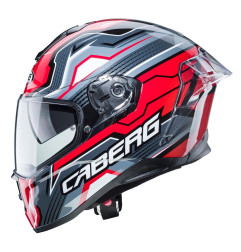 Caberg Drift Evo LB29 kask integralny z blendą Pinlock, czarny/szary/czerwony, XXL