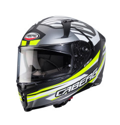 Caberg Avalon X Kira kask integralny czarny mat/szary/żółty fluo, rozmiar S