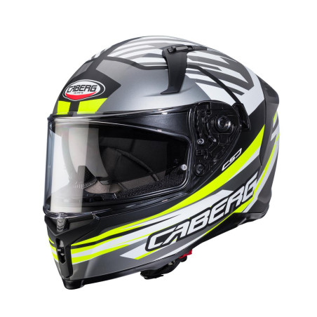 Caberg Avalon X Kira kask integralny czarny mat/szary/żółty fluo, rozmiar S