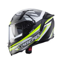 Caberg Avalon X Kira kask integralny czarny mat/szary/żółty fluo, rozmiar S