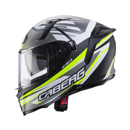 Caberg Avalon X Kira kask integralny czarny mat/szary/żółty fluo, rozmiar S