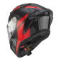 Caberg Kask Integralny Drift Evo II Carbon Nova Red z Blendą Pinlock, Czarny/Szary/Czerwony, S