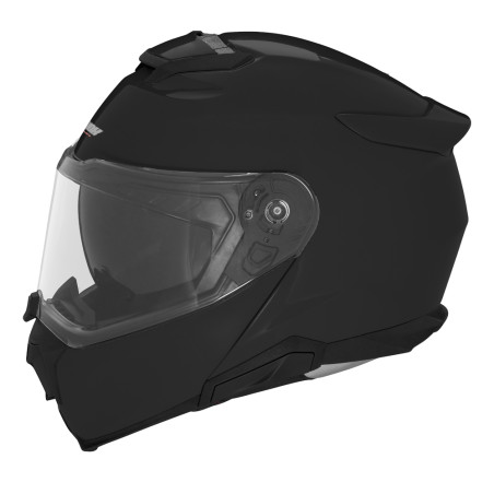NOX KASK SZCZĘKOWY (FLIP-UP) Z BLENDĄ N967 SOLID KOLOR CZARNY POŁYSK ROZMIAR XS (PINLOCK DO TEGO MODELU - FILMPINLOCK30DKS166)